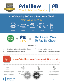 PrintBoss Check Printing Service